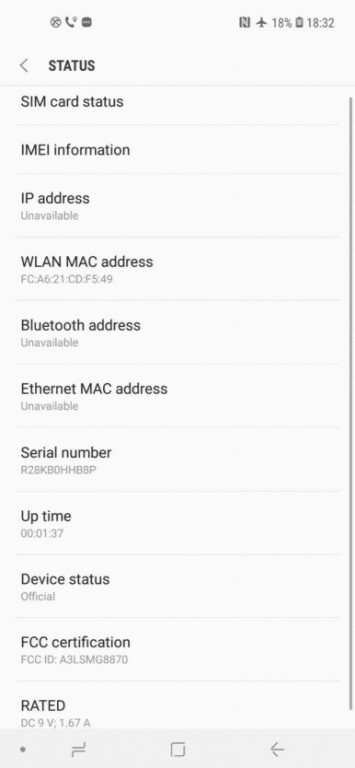 Galaxy A8S