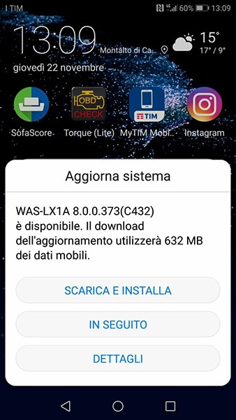 Huawei P10 Lite güncelleme