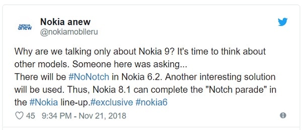 Nokia çentik özelliğine veda ediyor