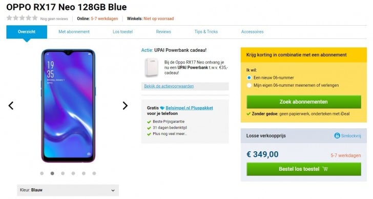 Oppo RX17 Neo