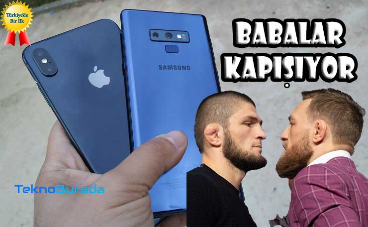 iPhone XS Max ve Galaxy Note 9 kamera