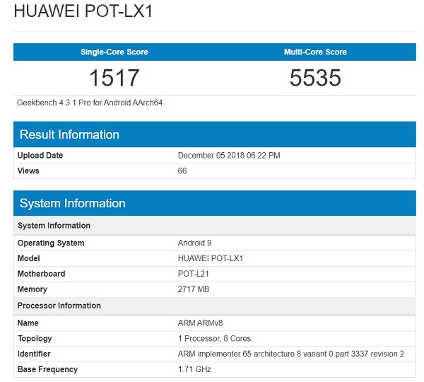 Huawei P Smart 2019