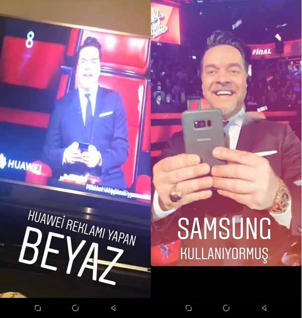 Beyaz Samsung