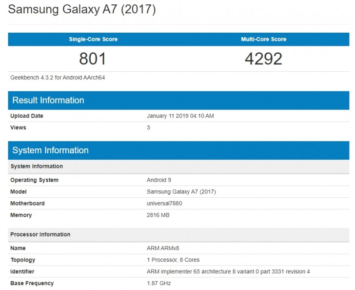 Galaxy A7 2017