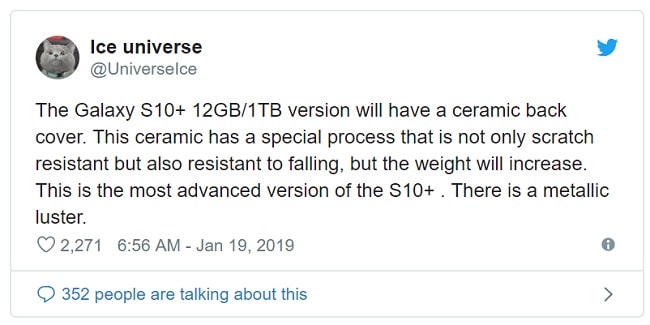 Galaxy S10 Plus