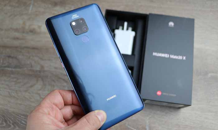 Huawei Mate 20 X kutu açılış