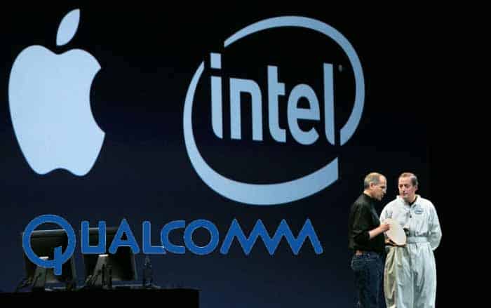 Apple Qualcomm ve Intel