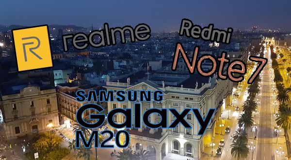 Realme 3 Galaxy M20