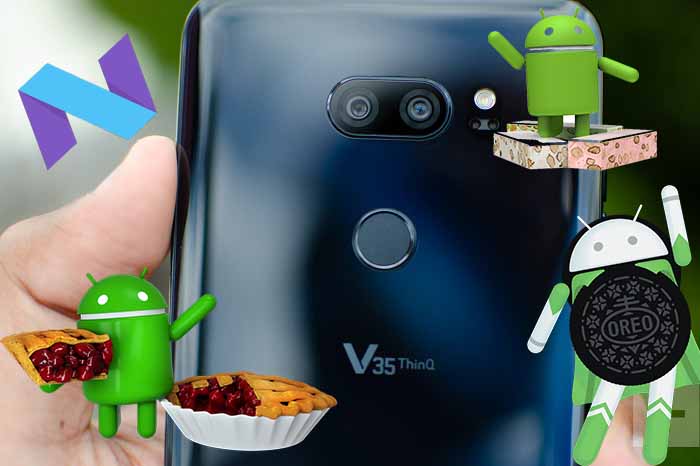 LG V35 Android Pie