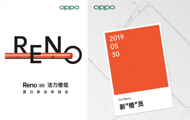 Oppo Reno turuncu