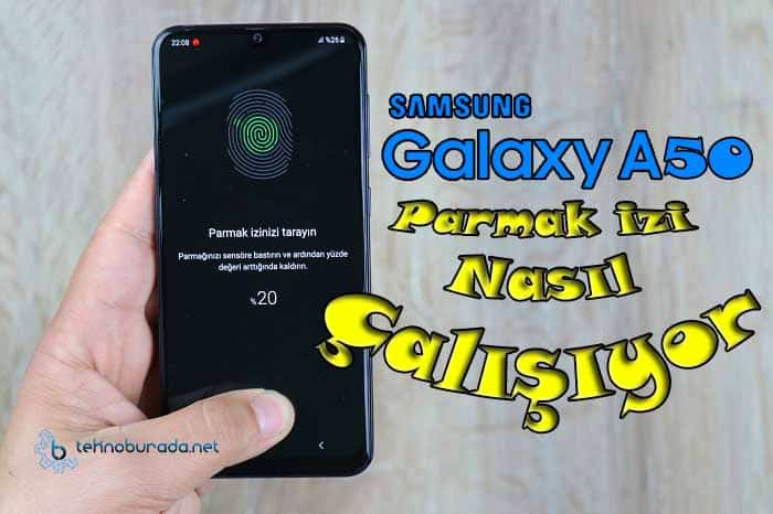 Galaxy A50 parmak izi