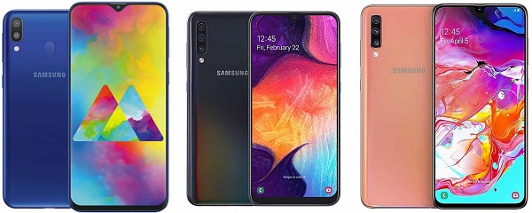 Galaxy M20 Galaxy A50 Galaxy A70