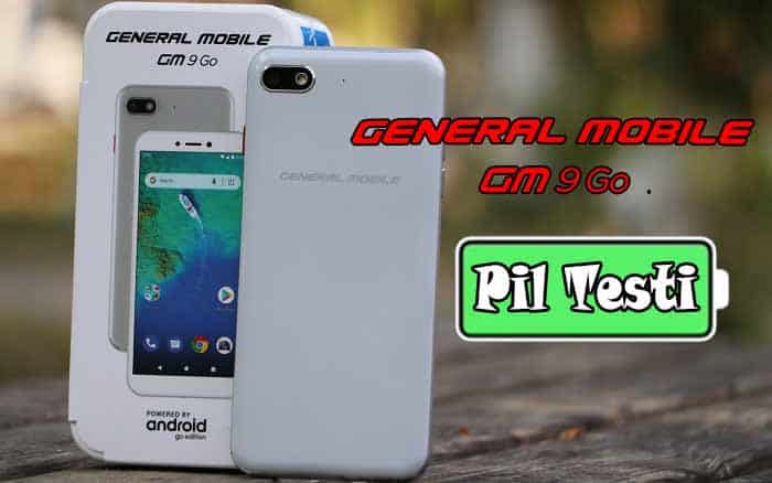 General Mobile GM 9 Go pil