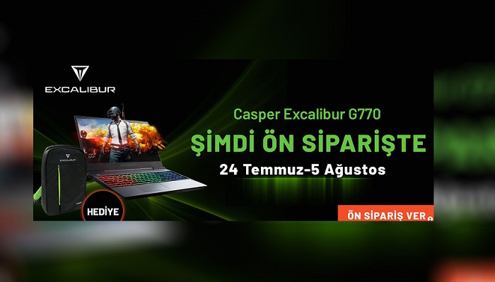 Excalibur G770 ön sipariş