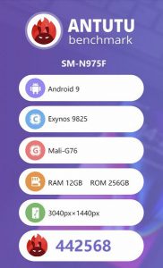 note 10 plus antutu