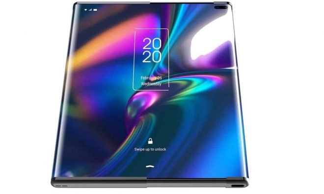 TCL katlanabilir telefon
