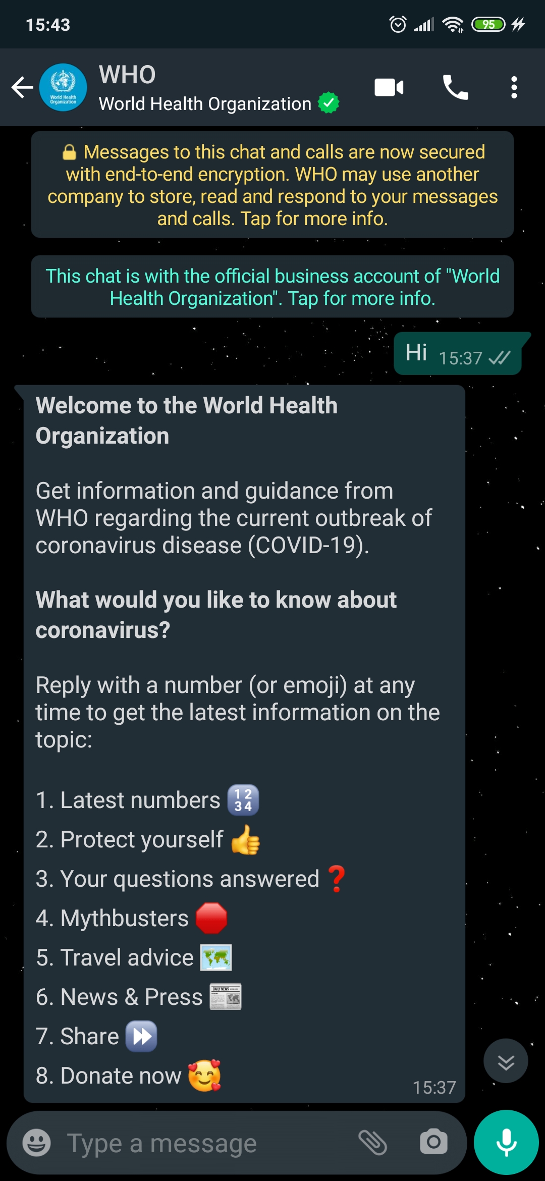 Dünya Sağlık Örgütü