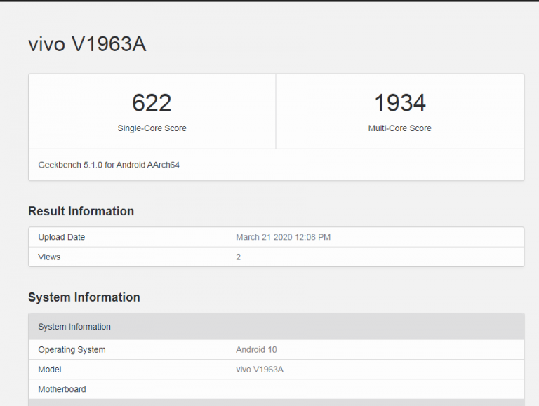 tab s6 geekbench