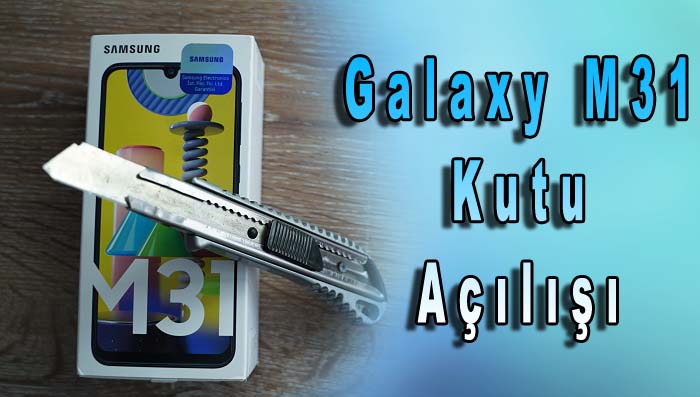 Galaxy M31 kutu