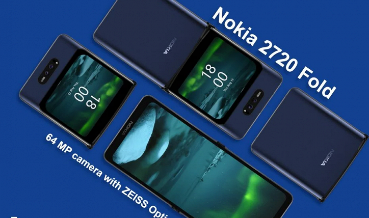 Nokia katlanabilir telefon