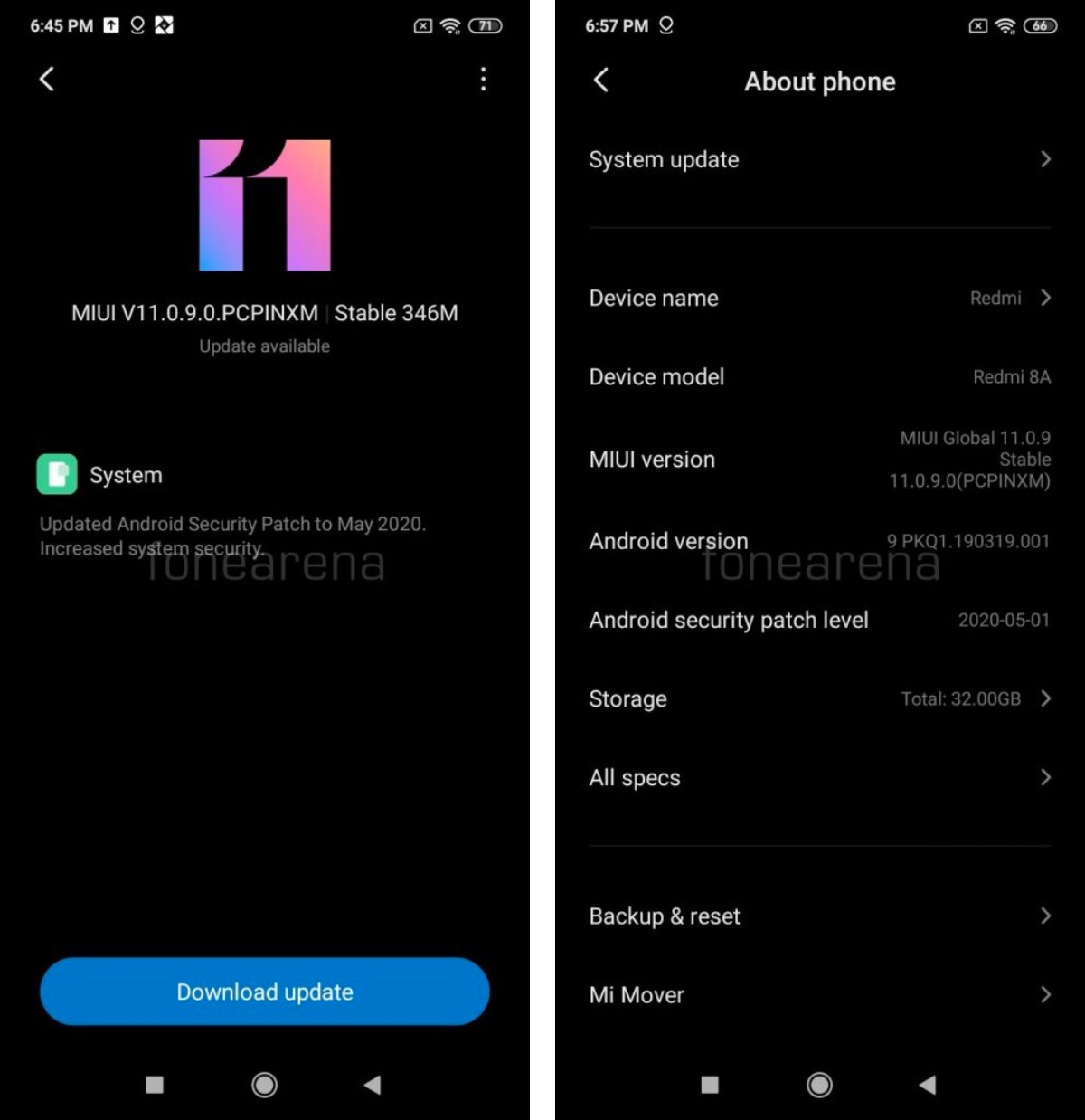 Redmi 8A güncelleme