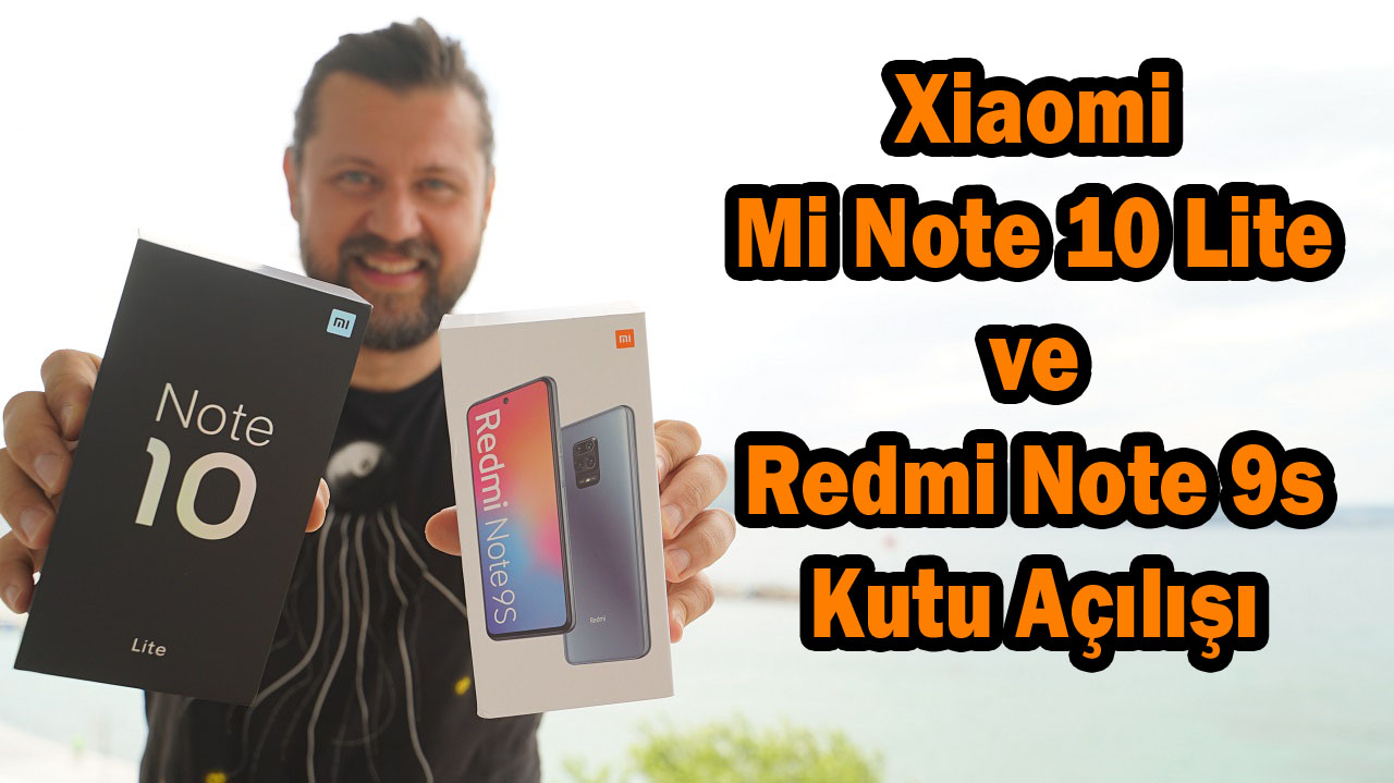 Xiaomi Mi Note 10 lite ve Redmi Note 9S