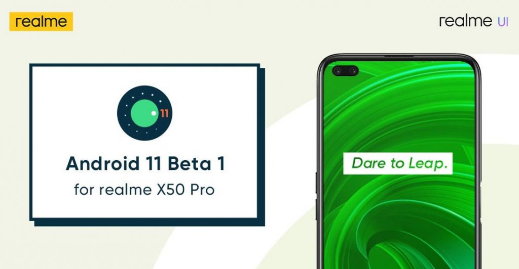 realme X50 Pro için Android 11 