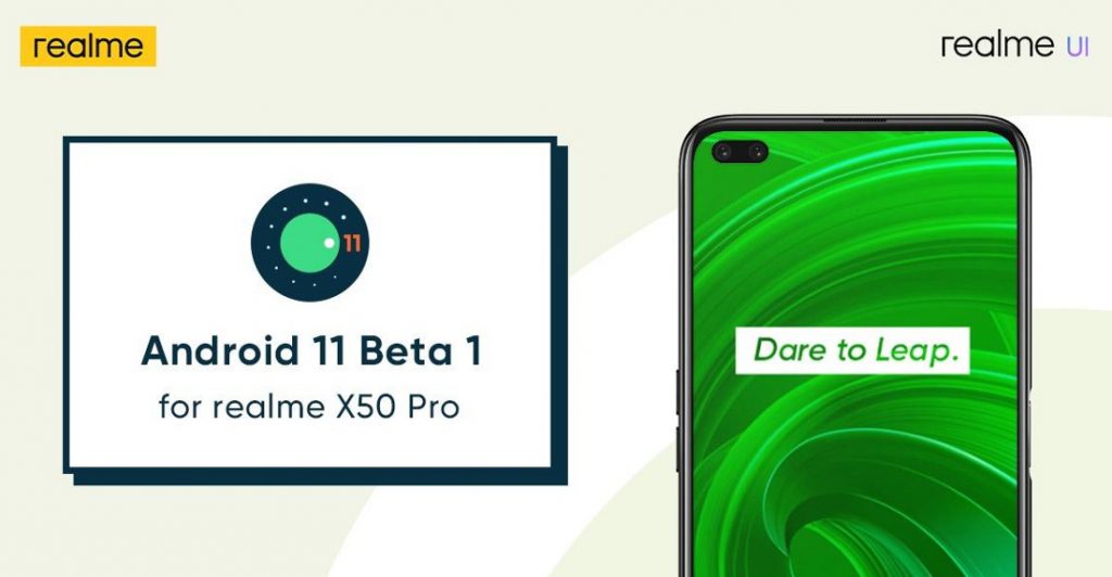realme X50 Pro için Android 11