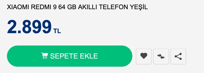 Xiaomi Redmi 9 Türkiye