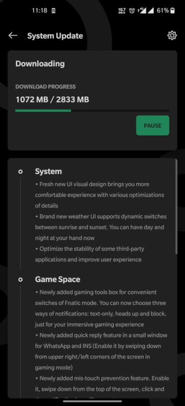 OnePlus 8 için Android 11