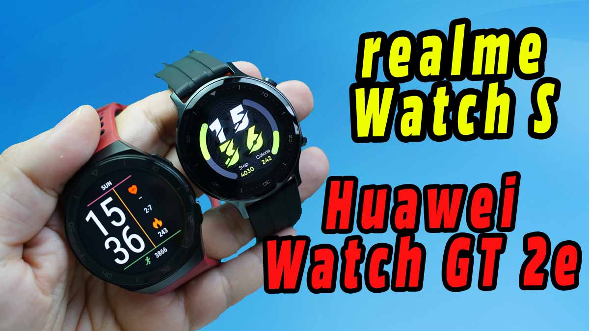 realme Watch S ve Huawei Watch GT 2e