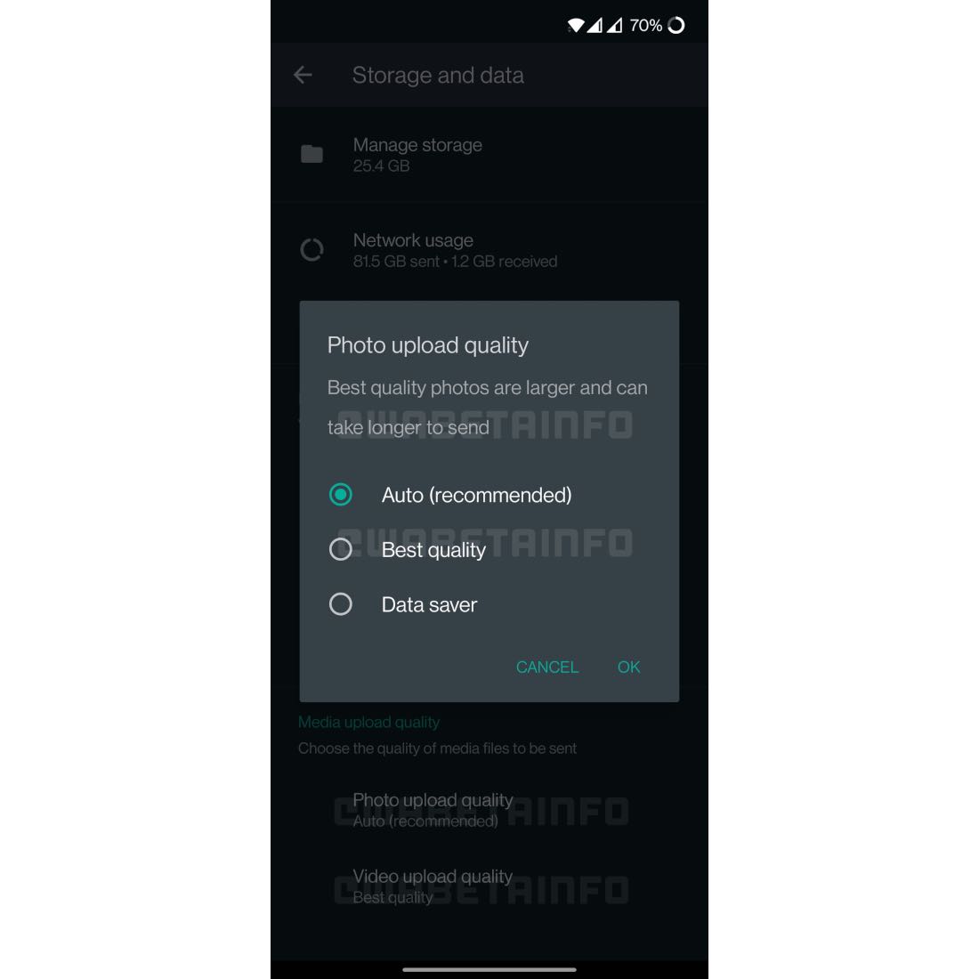 WhatsApp Yüksek Kaliteli Resim