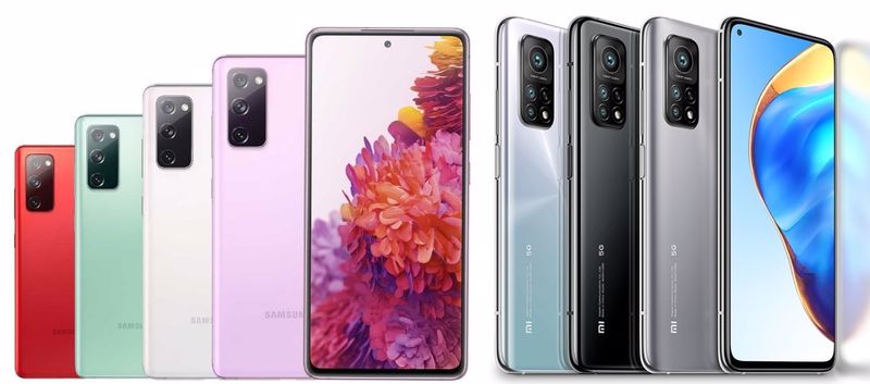 xiaomi mi 10t pro 5g vs samsung s20 fe