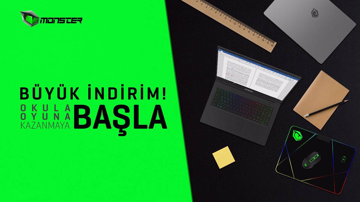 Monster Notebook indirim