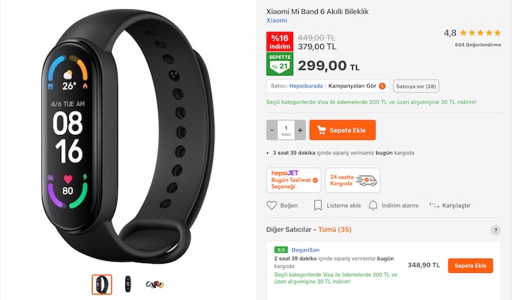 Xiaomi Mi Band 6