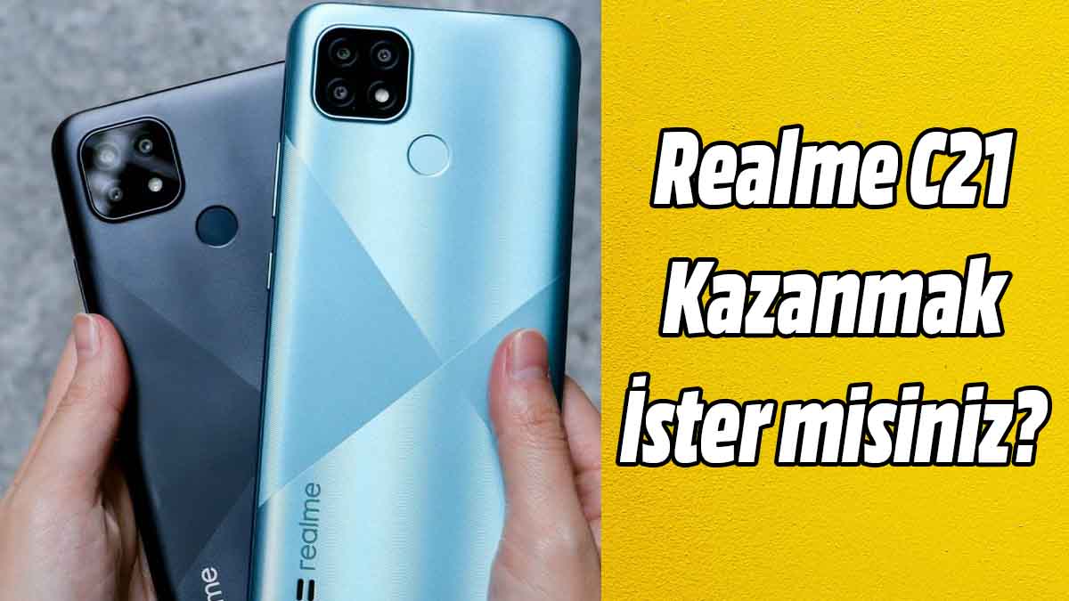 realme C21 Hediye