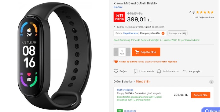 Xiaomi Mi Band 6
