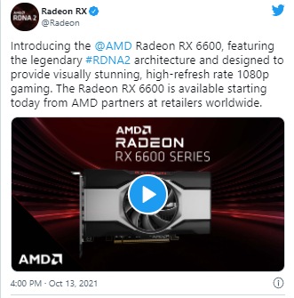 AMD Radeon RX 6600