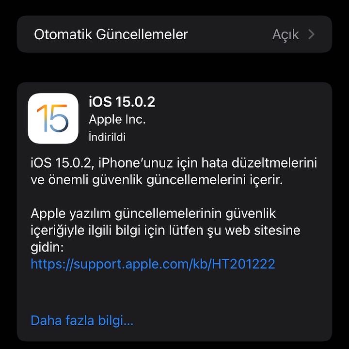 iOS 15.0.2