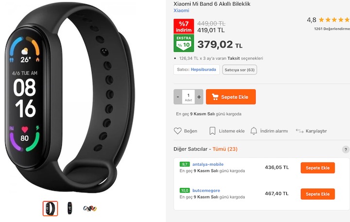 Xiaomi Mi Band 6