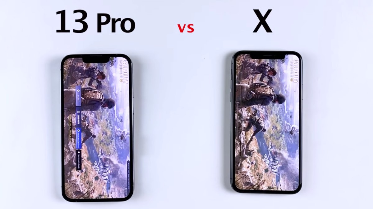 iPhone X vs iPhone 13 Pro