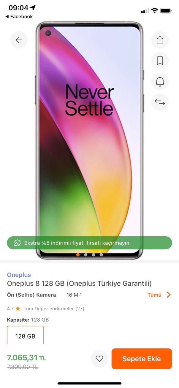 OnePlus 8 özellikleri