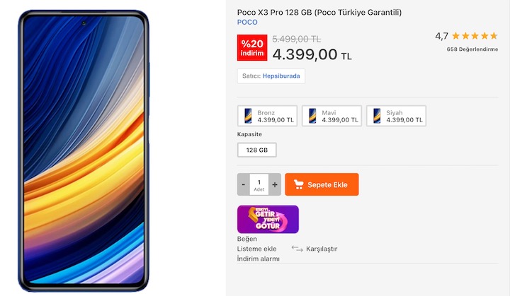 POCO X3 Pro