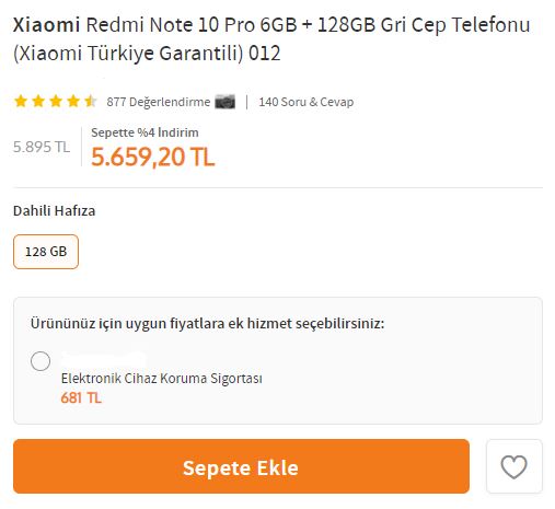 Redmi Note 10 Pro Fiyatı