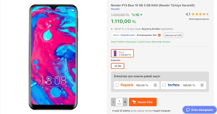 Android telefon