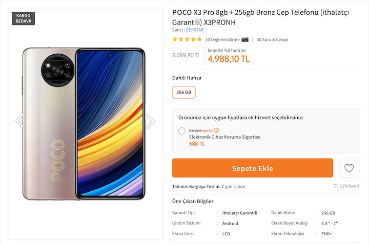 POCO X3 Pro