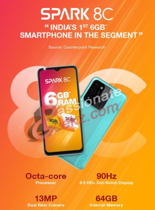 TECNO Spark 8C