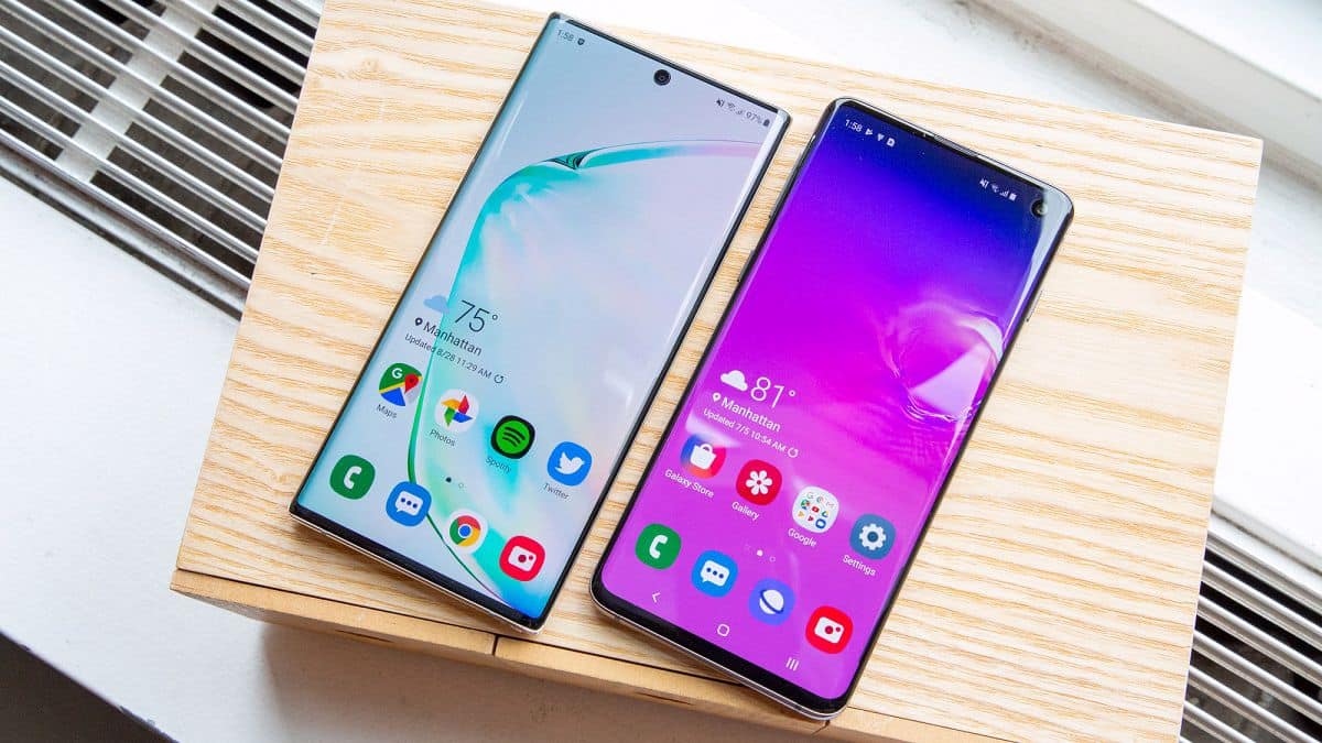 Galaxy S10 ve Note 10