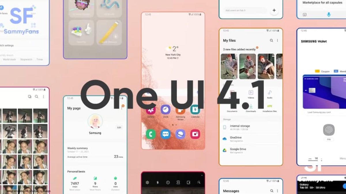 Samsung Güncelleme One UI 4.1
