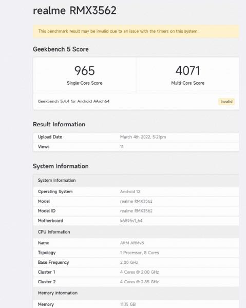 Realme GT Neo 3